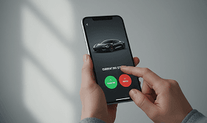 Bidding on a vehicle from a mobile phone